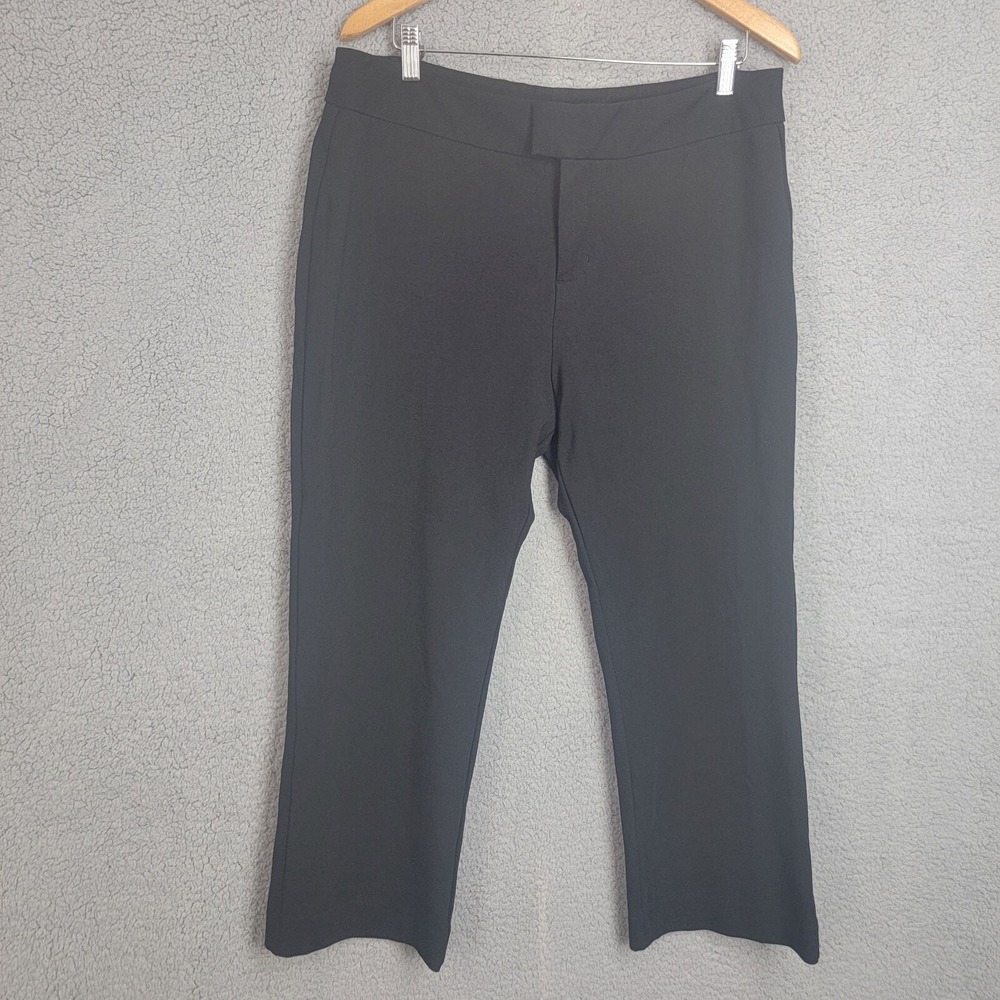 Soft Surroundings Ankle Pants Trousers Women's Sz PXL Black Casual